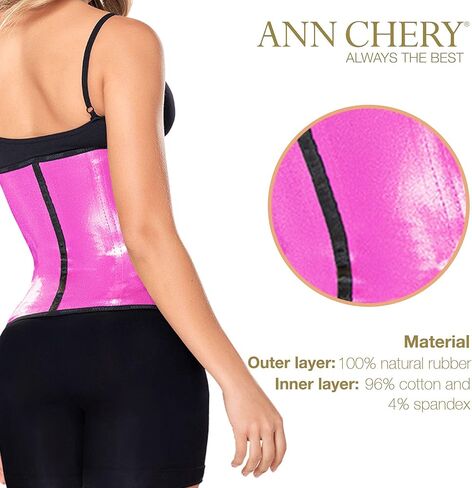 ANN CHERY Corset Waist Trainer for Women’s Weight Loss - Colombian Waist Cincher - 3 Hook Latex Body Shaper - Edition 2046 in Kuwait