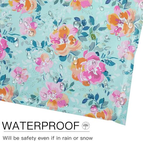 RUSPEPA Poly Mailers Shipping Bags Spring Flower Design 2.3 and 3 Mil Heavy Duty Self Seal Mailing Envelopes - 30 Pack - 6 x 9, 10 x 13, 12 x 14.5 Inches in Saudi Arabia