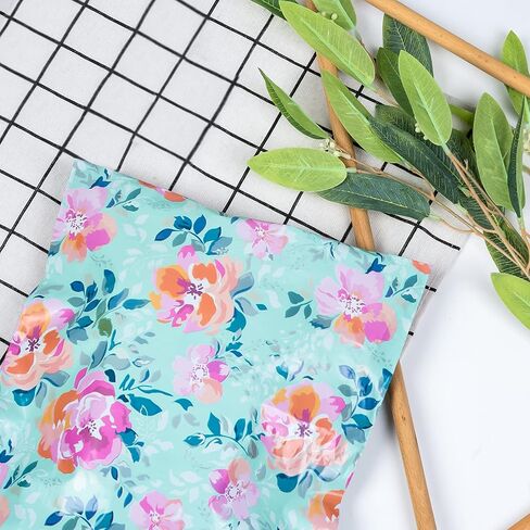 RUSPEPA Poly Mailers Shipping Bags Spring Flower Design 2.3 and 3 Mil Heavy Duty Self Seal Mailing Envelopes - 30 Pack - 6 x 9, 10 x 13, 12 x 14.5 Inches in Saudi Arabia