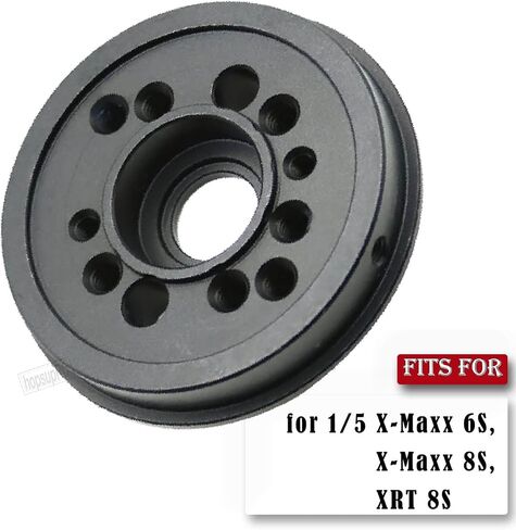 ترقيات تثبيت المحرك جزء من 1/5 X-Maxx 6S ، X-Maxx 8s ، XRT 8S Monster Truck ، 7075-T6 Metal Motor Motor Motor Up ، Black. in Kuwait