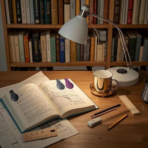 Sparkling Magnetic Bookmarks, Magnetic Leather Bookmark for Women,Suitable for Reading Enthusiasts Page Markers, Teachers, Schools, Offices, Housewares in Saudi Arabia