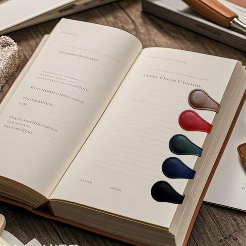 Sparkling Magnetic Bookmarks, Magnetic Leather Bookmark for Women,Suitable for Reading Enthusiasts Page Markers, Teachers, Schools, Offices, Housewares in Saudi Arabia