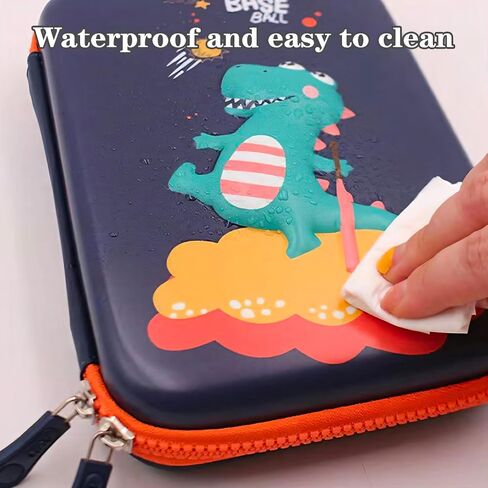 Pencil Case for Girls Boys, Kids Cute Pencil Case Pencil Pouch, 3D EVA Large Capacity Pen Holder, School Supplies for Kids Back to School Gifts (Navy Astronaut) in Kuwait