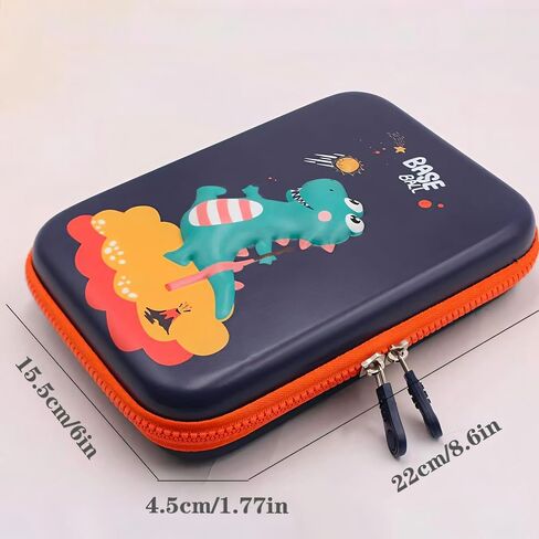 Pencil Case for Girls Boys, Kids Cute Pencil Case Pencil Pouch, 3D EVA Large Capacity Pen Holder, School Supplies for Kids Back to School Gifts (Navy Astronaut) in Kuwait