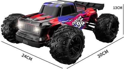 Hobby Rc Cars,1:16 RC Car, 4x4 High Speed Rc Cars, High Speed 36KPH, All Terrain Remote Control Trucks, 4WD Off Road Waterproof Fast Remote Control Car for Adults,with Headlights in Saudi Arabia