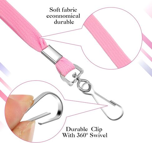 MARSPARK 100 SET NAME TAG Lanyards with ID ID ID ID NAME NAME BADGES LANYARDS CLIP CLIP CLABLAY ANDROALS CORMALTORS FOR BONDS KIDS Business School Supplies (Multicolor) in Kuwait