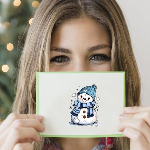 CRASPIRE Merry Christmas Clear Rubber Stamps Greeting Words Snowman Snowflake Holly Xmas Gift Reusable Vintage Transparent Silicone Seal Stamp for Holiday DIY Craft Scrapbooking Journaling Card Making in Saudi Arabia