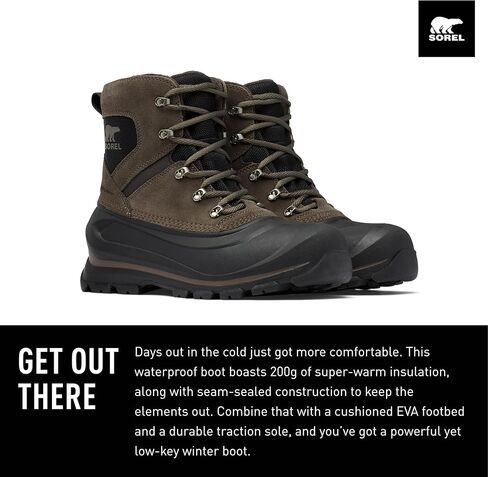 SOREL - Men's Buxton Lace Waterproof Winter Boot in Kuwait