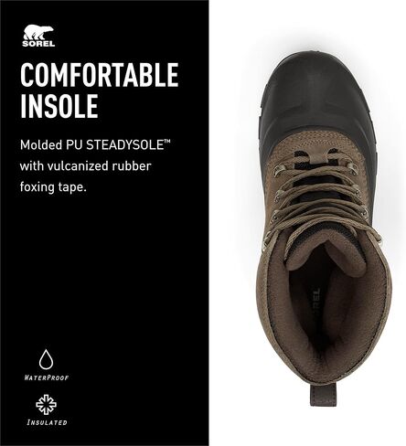 SOREL - Men's Buxton Lace Waterproof Winter Boot in Kuwait