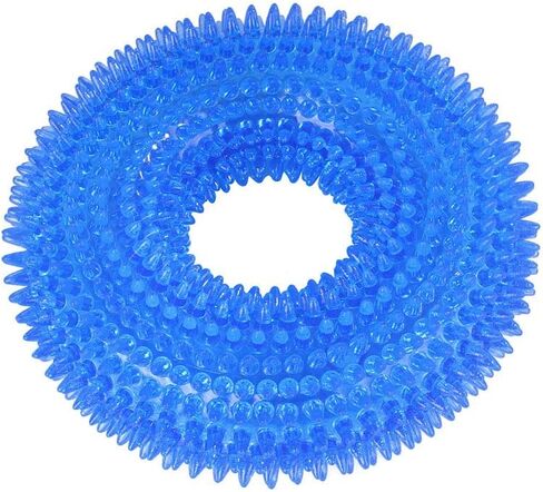 Dog chewed Toys Chewing Teeth Clean, Cute Crystal Ring Design, Chewing Toys, squeaking Dog Toys, it has The Function of molars and Relieving Anxiety, which Increases The Dog's Love for The Owner in Saudi Arabia