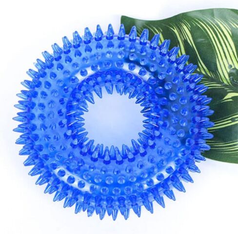 Dog chewed Toys Chewing Teeth Clean, Cute Crystal Ring Design, Chewing Toys, squeaking Dog Toys, it has The Function of molars and Relieving Anxiety, which Increases The Dog's Love for The Owner in Saudi Arabia