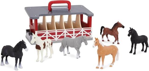 Terra by Battat – 6 Pcs 6" Horse Figurines – Horse Toy Set – Realistic Plastic Animal Figurines – Collectible Horse Gift for Kids 3+ – Party Decorations in Saudi Arabia
