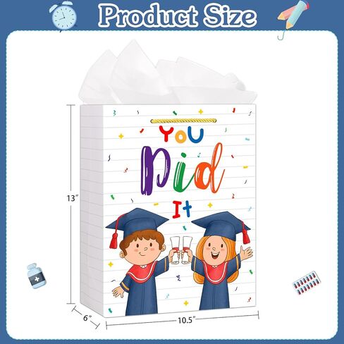 حقيبة هدايا يوم هدايا Sicohome St Patricks 11.5 "× 9" حقائب هدايا خضراء بوفالو مع ورق الأنسجة ، وأكياس التغليف هدايا سانت. in Kuwait