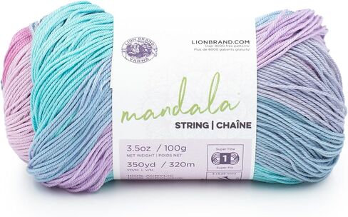 Lion Brand Yarn Mandala String Yarn, 1 Pack, Harmony in Kuwait