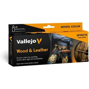 Vallejo - Model Color Effects Earth Tones Set | Modeling Acrylic Paints | 16 bottles x 18 ml (0.60 fl.oz.)