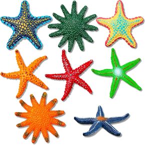Aoriher 8 Pcs Diving Pool Toys Large Ocean Animals Toys Beach Colorful Summer Swimming Underwater Pool Toys Soft Rubber Dive Throw Toys for Swimming Pool Birthday Party Favors(Stylish Style)