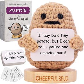 Romantic Gift for Her - Positive Potato with 30 Love Notes - Birthday Gift for Wife, Girlfriend, Romantic Present Idea for Couples - Sentimental Presents for Women | for Girlfriend from Boyfriend