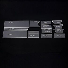 NW Univeral Short Wallet Acrylic Template Wallet Leather Pattern Acrylic Leather Pattern Leather Templates for Bags