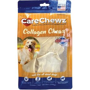 Pet Factory CareChewz Collagen Slices Dog Chew Treats - Natural Flavor, 8 oz