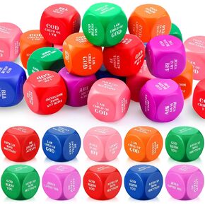Hydren 48 PCS مكعبات كرات مسيحية الإجهاد الكبرى الإيمان الديني كرات الإجهاد التحفيزي PU الرغوة الإجهاد كرات التخفيف