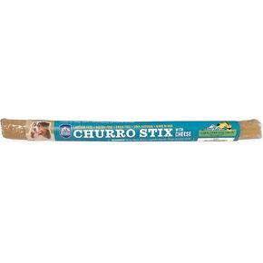 yaky CHURRO Himalayan Cheese Treats | Lactose Free - Gluten Free - Grain Free | USA Made | for All Breeds | 1 x 10 inch Churro | Real Himalayan Cheese Churro