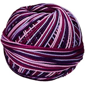Handy Hands Lizbeth Premium Cotton Thread, Size 3, Purple Splendor