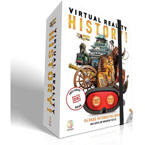 Virtual Reality History! - Illustrated Interactive VR Book and STEM Learning Activity Set - for Ages 8 and Up