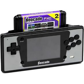 Retro Game Console for Sega Genesis Mega Drive Games, Video Game Console Built in 18 NES Games Attached a Cartridge of 12 MD Games, Handheld Retro Game Console Equipped with 3.5-inch LCD Display, HDMI