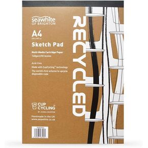 Seawhite CupCycling™ Cartridge Paper Pad A4 (29.7 x 21cm)