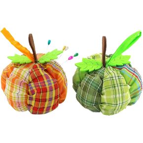 Pack of 2 pcs, Lovely Apple Shape Pin Cushions Needle Pincushions for Sewing Quilting Pins Holder Sewing Accessories Supplies Pins for Quilting DIY Crafts Patchwork (2 pcs Apple)