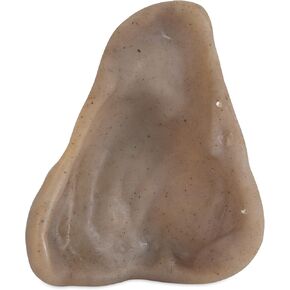 Pet Qwerks Pigs Ear BarkBone - Nylon Dog Bone for Aggressive Chewers - Bacon Flavor - 6"