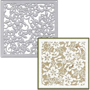 On-Airstore Flower Frame Metal Cutting Dies for Card Making, Scrapbooking Paper Crafts