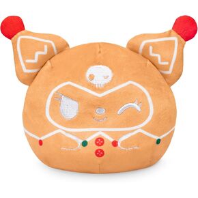 Teeturtle Cinnamoroll Christmas قابلة للعكس 4 بوصات - زنجبيل خبز - Sanrio مرخص رسميًا - لطيف Kawaii Soft Holiday حيوان محشو