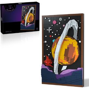 Givenni Art Planetary Exploration Space Building kit, Building Set for Adults, Gift Idea for Sci-Fi and Astronomy Lovers to Build and Hang or Display Freestanding, Home Décor Ideas for Living Room.
