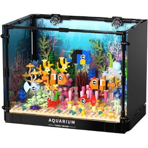 Clownfish Coral Eco-Tank Building Blocks Toys, Gifts for Children and Adults (570 PCS)