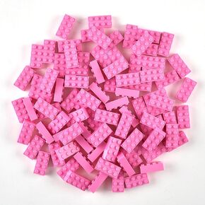 متوافقة تمامًا مع مجموعة الطوب الكلاسيكية من ليغو، الأزرق والأخضر والأحمر والأصفر، 96 قطعة، 2 × 4، مجموعة لعب إبداعية للأعمار من 3 سنوات فما فوق، متوافقة بنسبة 100% مع جميع العلامات التجارية الكبرى
