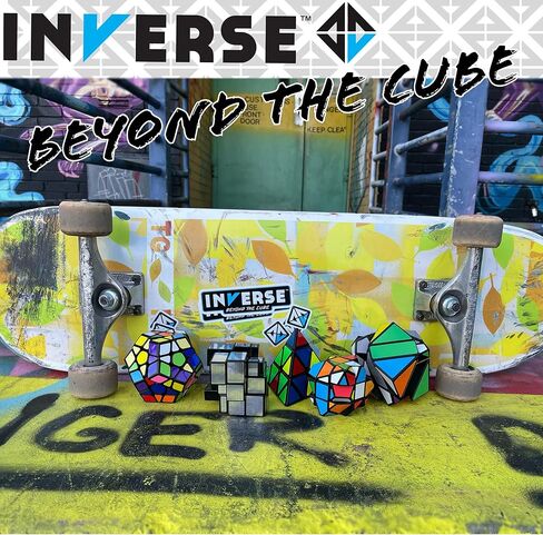 Project Genius | Inverse: Volstar Twist & Solve Puzzle - Difficulty Level: Medium, 10-Sided & 7 Colored Handheld Puzzle, Fun Décor & Gift Idea, Project Genius, Ages 8+ in Kuwait