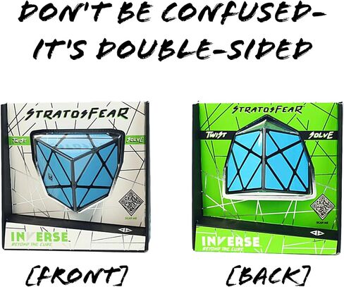 Project Genius | Inverse: Volstar Twist & Solve Puzzle - Difficulty Level: Medium, 10-Sided & 7 Colored Handheld Puzzle, Fun Décor & Gift Idea, Project Genius, Ages 8+ in Kuwait