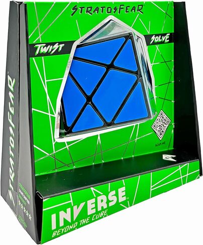 Project Genius | Inverse: Volstar Twist & Solve Puzzle - Difficulty Level: Medium, 10-Sided & 7 Colored Handheld Puzzle, Fun Décor & Gift Idea, Project Genius, Ages 8+ in Kuwait