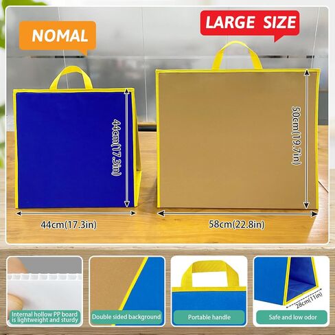 large Felt Flannel Board 22.8*19.7 In,Felt Story learning Board for Toddlers,Classroom,Preschool,Kiddie Corner, Interactive,Foldable,Stand,For Walls Felt Baord,Double-Sided Use,Gifts for Kids in Saudi Arabia