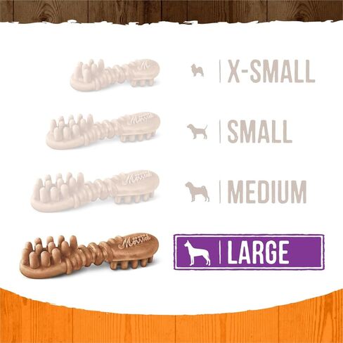 Merrick Fresh Kisses Natural Dental Chews, Treats Infused with Pumpkin and Cinnamon for Tiny Dogs 5-15 Lbs - 21 oz. Bag in Saudi Arabia