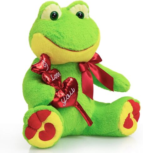 HollyHOME I Love You Panda Stuffed Animal Plush Panda with Red Hearts and Bow Sweet Plush Toy Gift 20 inches in Kuwait