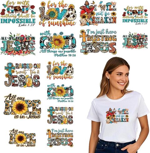 نقل DTF جاهز للضغط - 16pcs الحديد البوهيمي على التحويلات ل tshirts ، نقل الحرارة الصوفي فينيل بوهو الحديد على ملصقات بقع الشارات لوسائد الملابس كيس ديي الحرف اليدوية in Kuwait