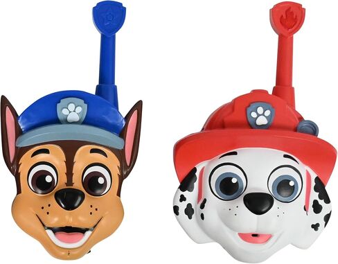 Lexibook ، Paw Paw Patrol Walkie Talkie 3D Chase and Marshall 500m Range 2 Communication Channels Clip Clip Red/Blue Tw18pa in Saudi Arabia