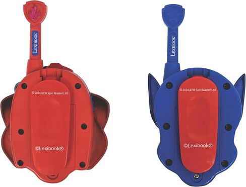 Lexibook ، Paw Paw Patrol Walkie Talkie 3D Chase and Marshall 500m Range 2 Communication Channels Clip Clip Red/Blue Tw18pa in Saudi Arabia
