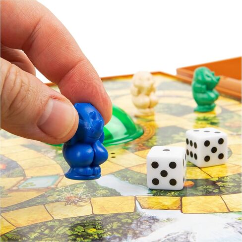 Jumanji Deluxe Game, Immersive Electronic Version of The Classic Adventure Movie Board Game, with Lights and Sounds, Family Game Night Game for Kids & Adults Ages 8 and up in Kuwait