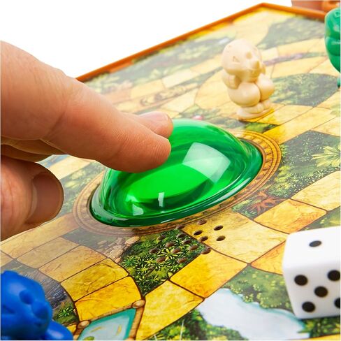 Jumanji Deluxe Game, Immersive Electronic Version of The Classic Adventure Movie Board Game, with Lights and Sounds, Family Game Night Game for Kids & Adults Ages 8 and up in Kuwait