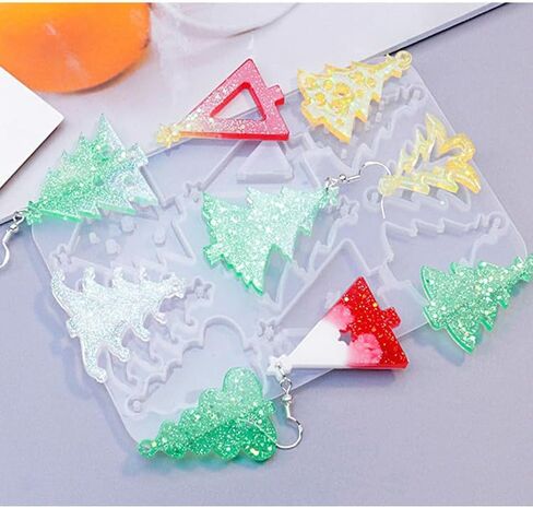 Playing Mold 4Pcs Butterfly Shape Pendant Epoxy Resin Silicone Mold for DIY Hairpin,Jewelry Earrings, Pendants, Jewelry Grinding, Key Pendant Tools in Kuwait