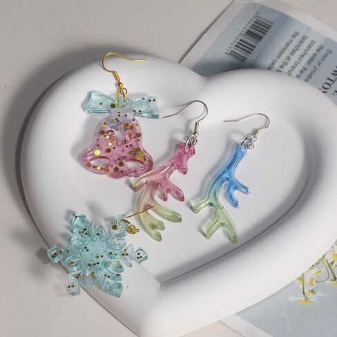 Playing Mold 4Pcs Butterfly Shape Pendant Epoxy Resin Silicone Mold for DIY Hairpin,Jewelry Earrings, Pendants, Jewelry Grinding, Key Pendant Tools in Kuwait