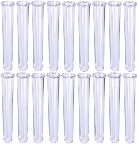 9Pcs 12cm Clear Test Tubes for Plant Propagation Station Hydroponic/Flowers for Hydroponic Plants Home Office Wall Decor in Saudi Arabia